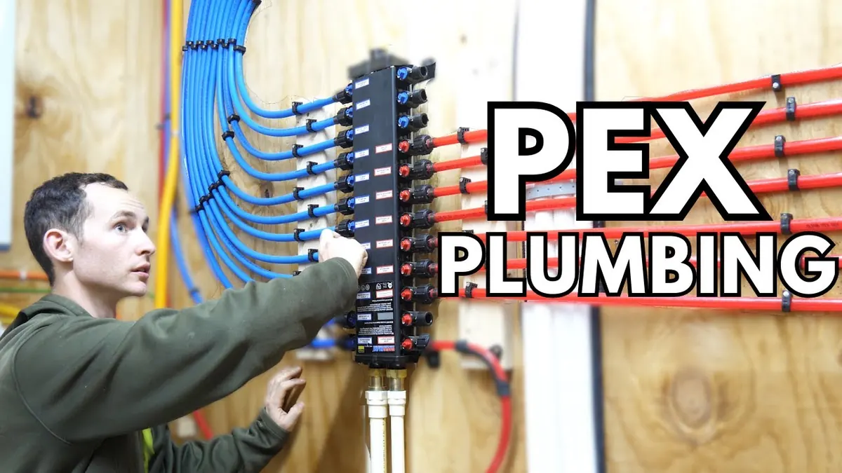 Copper pipe and PEX tubing for repiping