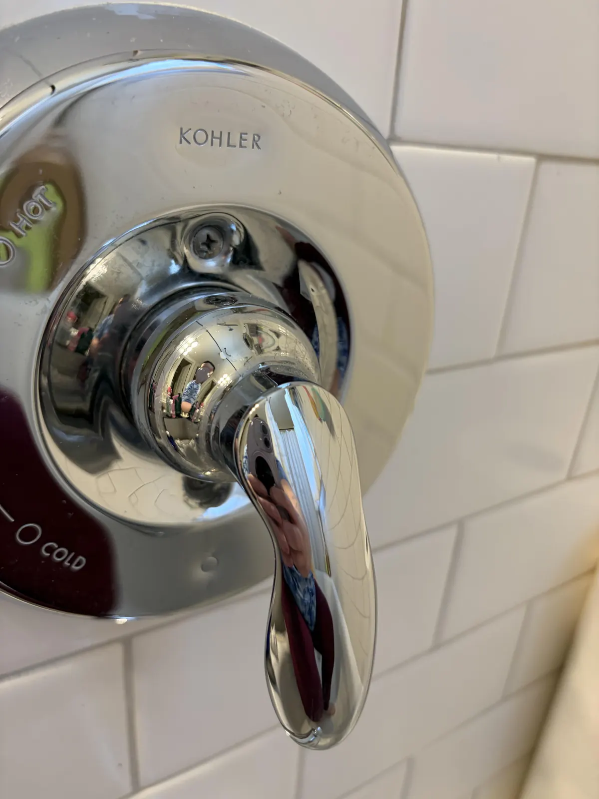 Hard water scale on a water heater