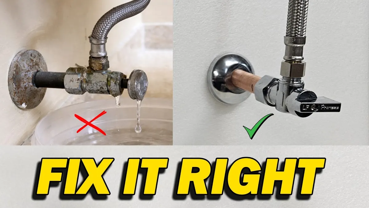 Main water shut-off valve