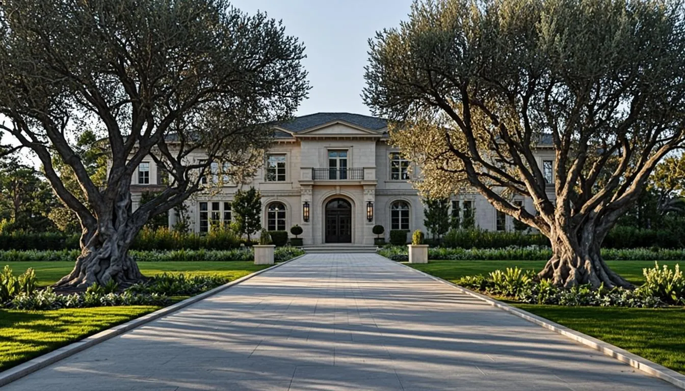 Luxury estate driveway in The Country community of Diamond Bar